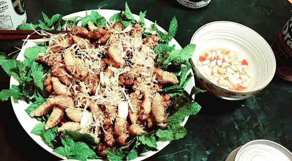 Ve sầu sữa chiên giòn